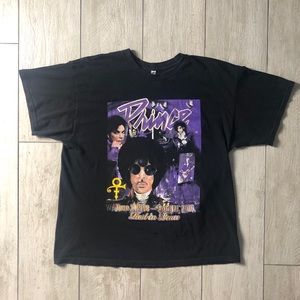 Prince Purple Rain Memorial Graphic Music T Shirt